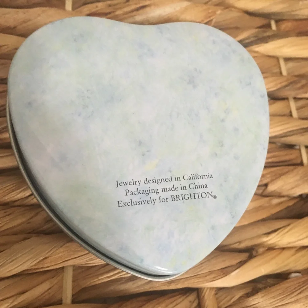 Brighton Heart-Shaped Tin Can Collectible Jewelry Holder! 💥 - Picture 2 of 5